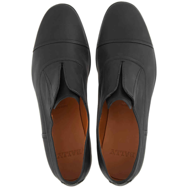 Giày Bally Foxtons Leather 'Black' 6223061 - Ảnh 3