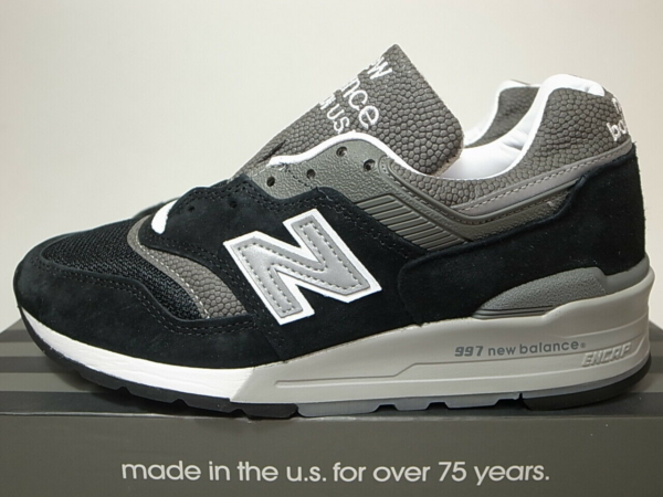 Giày New Balance 997 Made In USA 'Black' M997BK - Ảnh 4