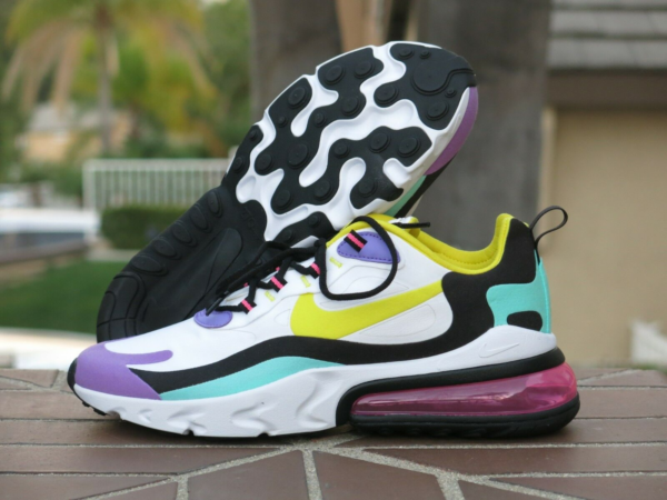 Giày Nike Air Max 270 React 'Bright Violet' AQ4971-101 - Ảnh 4
