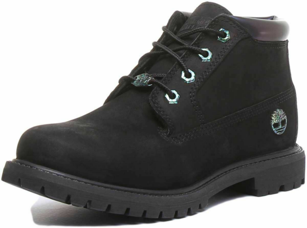 Giày Timberland Nellie Iridescent Chukka Lace Up Boot In Black A24KH - Ảnh 3