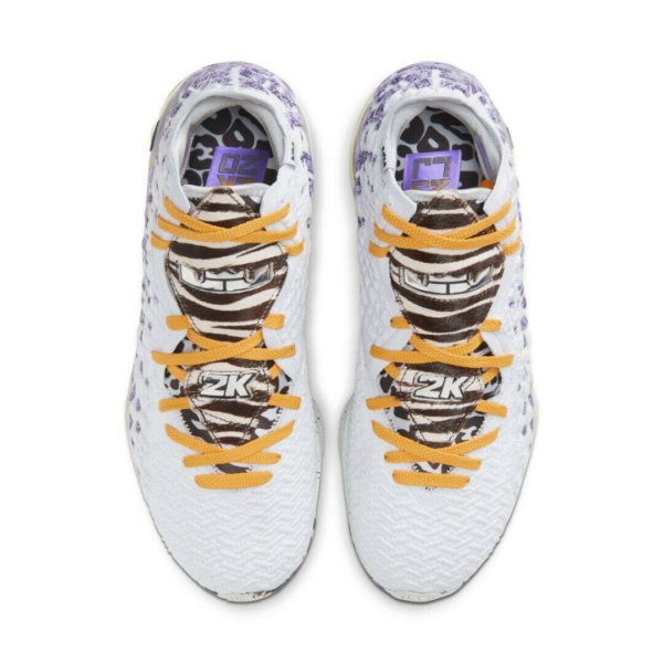 Giày Nike NBA 2K20 x LeBron 17 'Bron 2K Playoffs' Gamer Exclusive BQ3177-101 - Ảnh 7