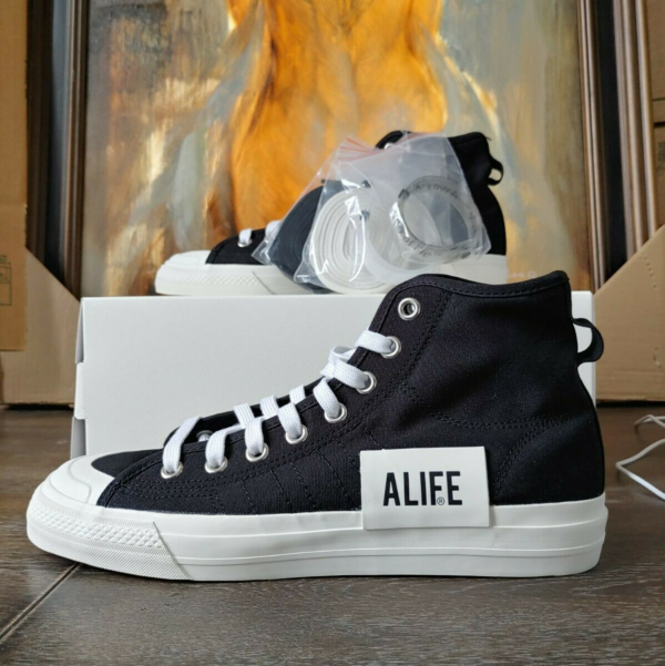 Giày Adidas ALIFE x Nizza High 'Black' FX2623 - Ảnh 4