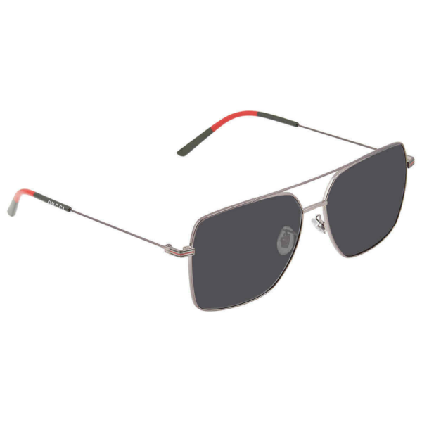 Kính Gucci Navigator Men's Sunglasses 'Grey' GG1053SK-001-61 - Ảnh 3
