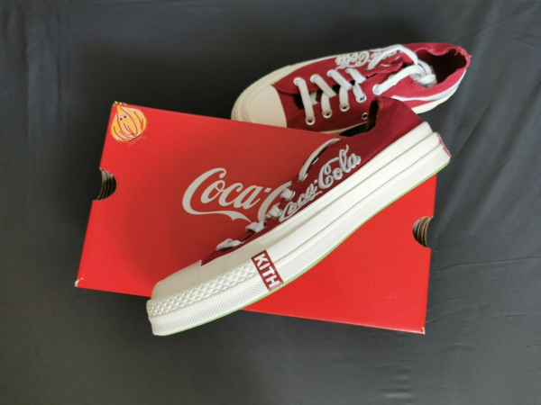 Giày Converse Kith x Coca-Cola x Chuck 70 Low 'Red' 169838C - Ảnh 4