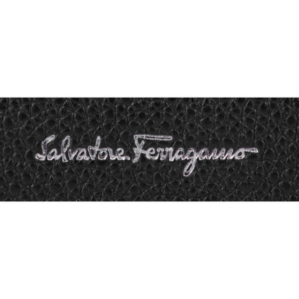 Túi Salvatore Ferragamo Firenze Logo Clutch 'Balck' 240742-676861 - Ảnh 3