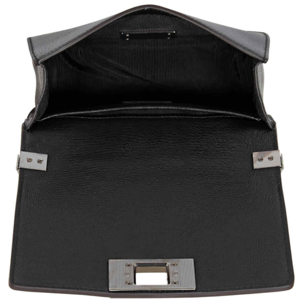 Túi Furla Mimi Mini Suede And Leather Crossbody 'Nero' 1033426 - Ảnh 2