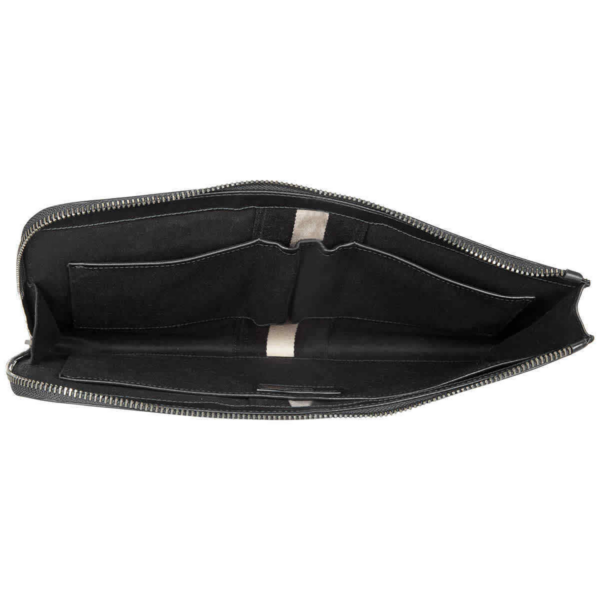 Túi Bally Men's Novo 'Black Leather' 6224148 - Ảnh 2
