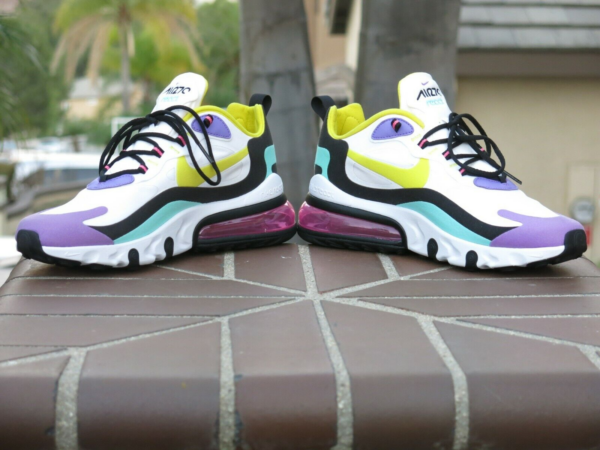 Giày Nike Air Max 270 React 'Bright Violet' AQ4971-101 - Ảnh 7