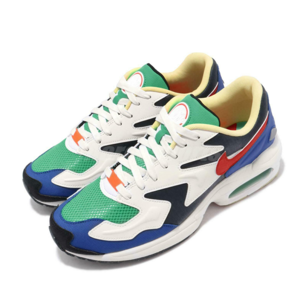 Giày Nike Air Max2 Light Dark Obsidian Sail Racer Blue BV1359-400 - Ảnh 3