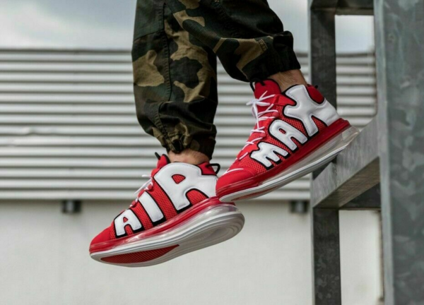 Giày Nike Air More Uptempo 720 'University Red' CJ3662-600 - Ảnh 5