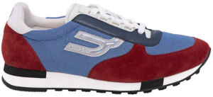 Giày Bally Cotton And Suede Gavino Low-Top 'Blue Red' 6228470