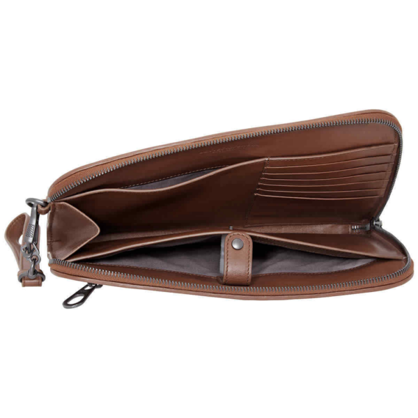 Ví Bottega Veneta Intrecciato Document Case 'Brown' 493190-V4651-2509 - Ảnh 3