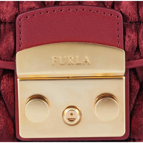Túi Furla Velvet Metropolis Quilted Crossboy 'Rosso' BMCOBUP0N1700ZRT0 - Ảnh 5