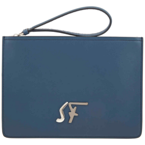 Ví Salvatore Ferragamo Firenze Logo 'Blue' 24A341-723805