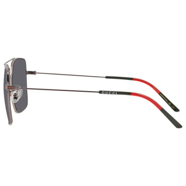 Kính Gucci Navigator Men's Sunglasses 'Grey' GG1053SK-001-61 - Ảnh 2