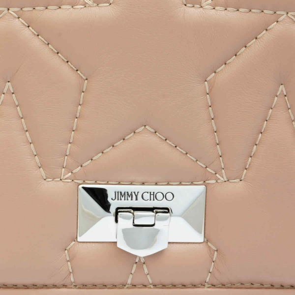 Túi Jimmy Choo Helia Leather 'Beige' 191-HELIA-SHLDT - Ảnh 5