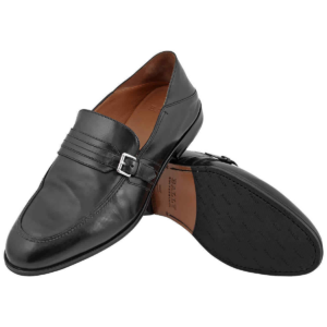 Alternative view of Giày Bally Welwood Leather Loafers 'Black' 6223026