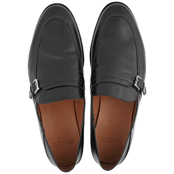 Giày Bally Welwood Leather Loafers 'Black' 6223026 - Ảnh 3