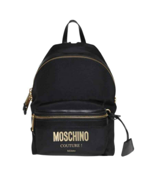Balo Moschino Ladies Logo Print 'Black' B-7638-8205-1555