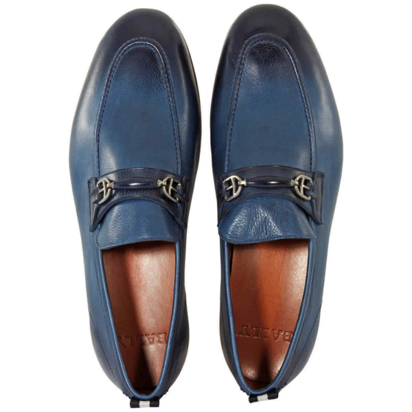 Giày Bally Plintor Bit Loafer 'Cobalt' 6223007 - Ảnh 3