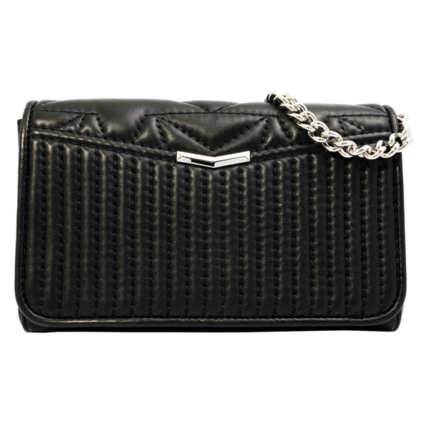 Ví Jimmy Choo Helia Quilted 'Black' 191-HELIA-CLUTCH-TMN - Ảnh 4