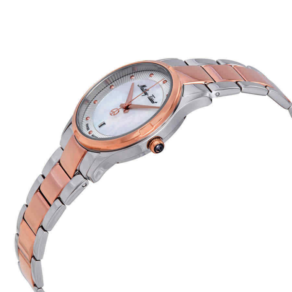 Đồng Hồ Mathey Tissot Elisa 'White Rose Gold' D2111BI - Ảnh 2