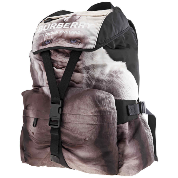 Balo Burberry Wilfin Ape Print Backpack 'Black' 8011325 - Ảnh 5
