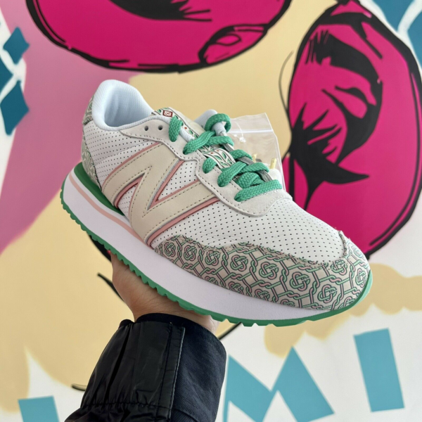 Giày New Balance Casablanca x 327 Munsell White Green MS327CAB - Ảnh 3