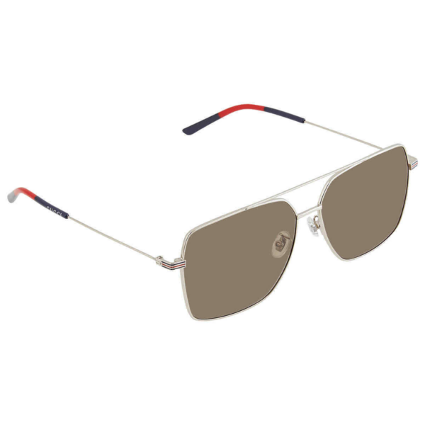 Kính Gucci Aviator Men's Sunglasses 'Brown' GG1053SK-004-61 - Ảnh 3