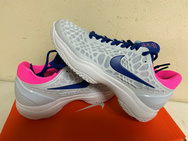 Giày Tennis Nike Wmns Zoom Cage 3 'Half Blue Pink Blast' 918199-446 - Ảnh 3