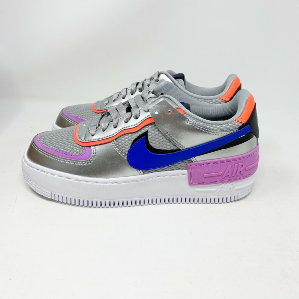 Giày Nike Wmns Air Force 1 Shadow 'Metallic Silver' CW6030-001 - Ảnh 3