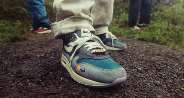 Giày Nike Air Max 1 Kasina Won Ang 'Grey' DQ8475-001 - Ảnh 4