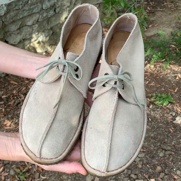 Giay Clarks Desert Trek 'Taupe Nubuck' 261-70131