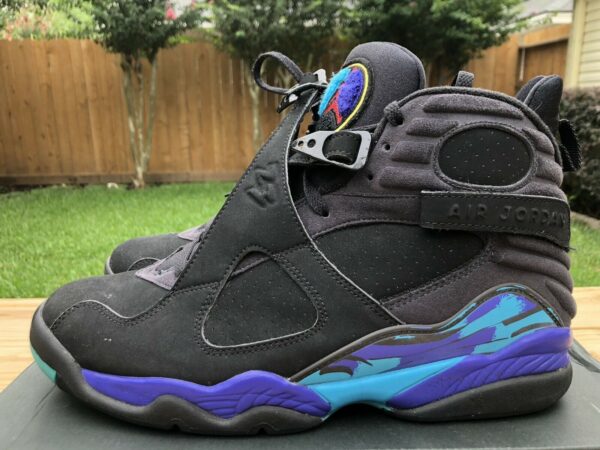 Giày Nike Air Jordan 8 Retro 'Aqua' 2007 305381-041 - Ảnh 3