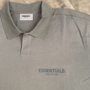 Ao Fear Of God Essentials Short Sleeve Boxy Polo 'Cement'