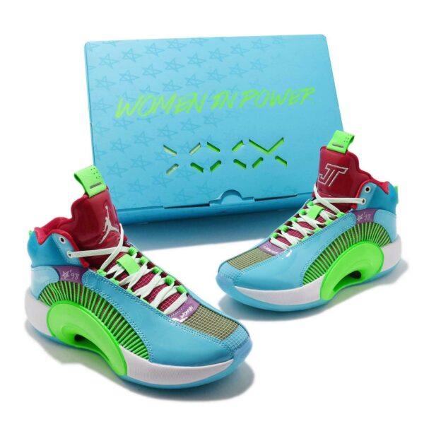 Giày Nike Jayson Tatum x Air Jordan 35 PF GS 'Greatest Gift' DJ9884-400 - Ảnh 2