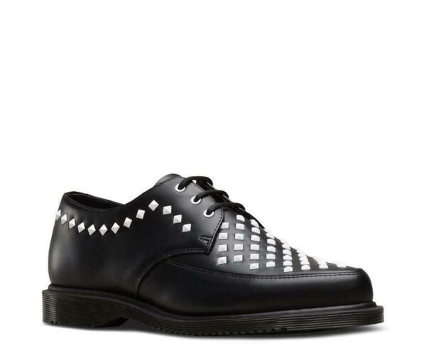 Giày Dr. Martens Willis Stud Black Smooth Leather 23479001 - Ảnh 3