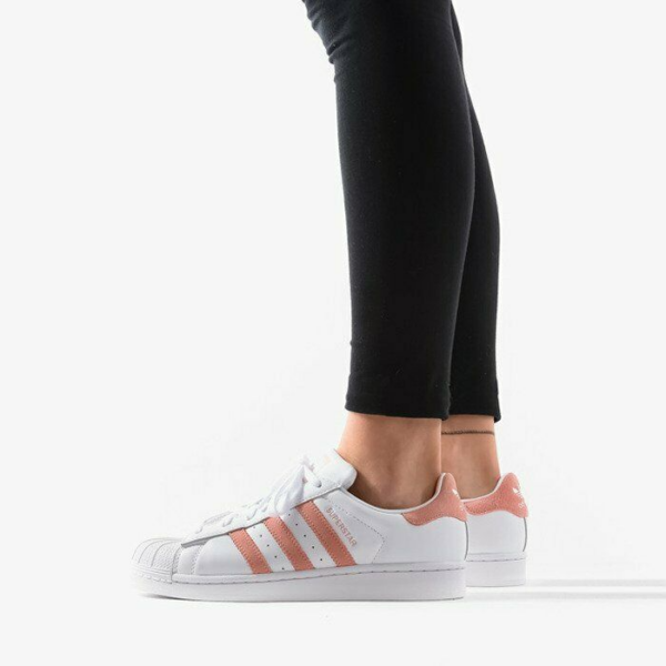 Giày Adidas Wmns Superstar 'White Glow Pink' EF9249 - Ảnh 3