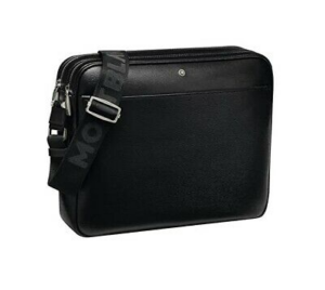Alternative view of Túi Montblanc Meisterstuck Westside Black Leather Zip Top Messenger Bag 116378