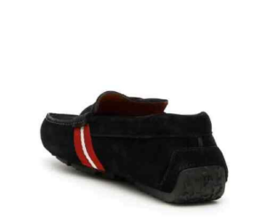 Alternative view of Giày Bally Pietro Suede Loafers 'Black' 6228293