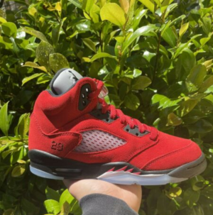 Alternative view of Giày Nike Air Jordan 5 Retro GS 'Raging Bull' 2021 440888-600