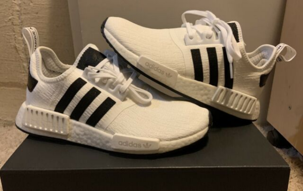 Giày Adidas NMD R1 J 'White Black'  FZ0261 - Ảnh 4