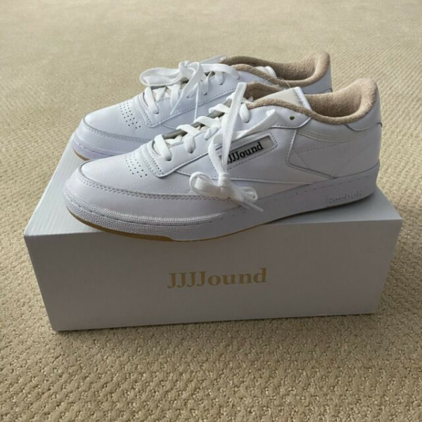 Giày Reebok JJJJound x Club C 85 'White Gum' FY6066 - Ảnh 3