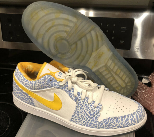 Giày Nike Air Jordan 1 Retro Low 'West Coast' 309192-172 - Ảnh 4