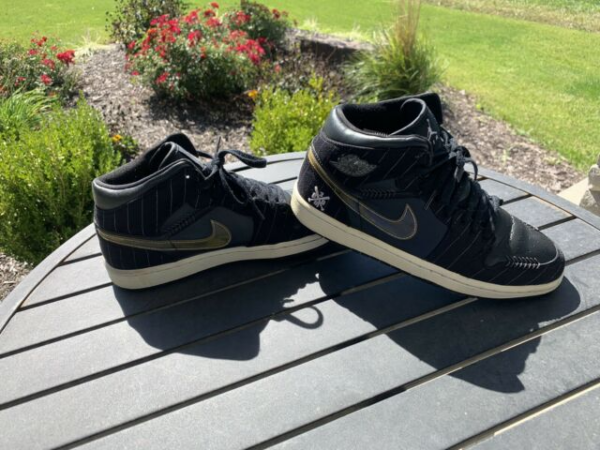 Giày Nike Air Jordan 1 GS 'Dark Charcoal' 327048-012 - Ảnh 5