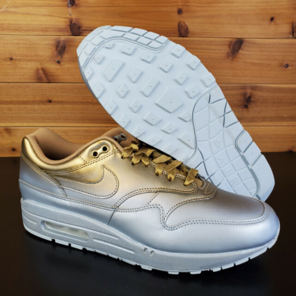 Giày Nike Wmns Air Max 1 LX 'Metallic Gold Platinum' 917691-700 - Ảnh 3