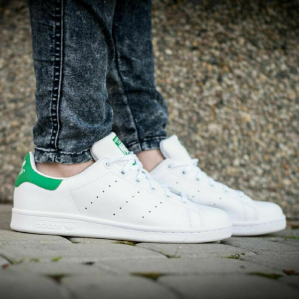 Giày Adidas Stan Smith J 'White' M20605 - Ảnh 2