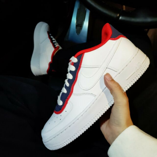 Giày Nike Air Force 1 Double Layer 'Obsidian Red' BV1084-101 - Ảnh 2
