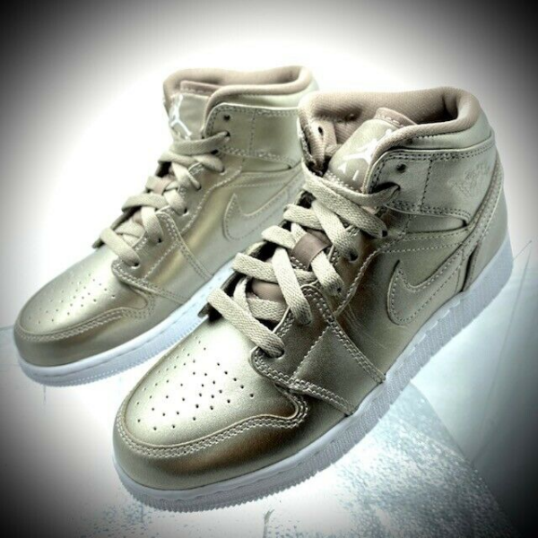 Giày Nike Air Jordan 1 Mid SE GS 'Sepia Stone' AV5174-200 - Ảnh 3