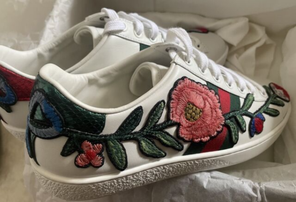 Giày Gucci Wmns Ace Embroidered 'Floral' 431917-A38G0-9064 - Ảnh 6